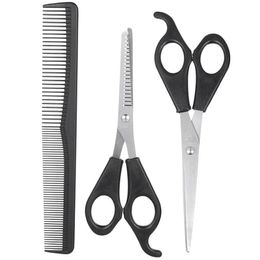 3 PCS Ciseaux de cheveux coupant les cisaillements salon professionnel des cheveux de coiffure coupure de coiffure mince-coiffure outil de coiffure