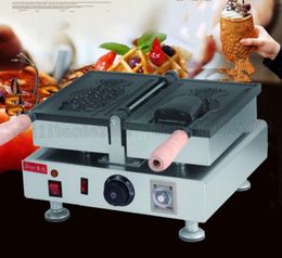 Elektrische verwarming open taiyaki ijs kleine vis cake machine wafel fornuis pc's vis cone maker te koop apparaten myy