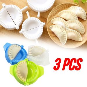 3 pcs cuisine Diy Plastic Dumpling Maker Moule Pâte à main Passe Boulette Clip de fabrication Gadget Pastry Tools Accessoires