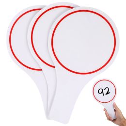 3 PCS Score Board Paddle DIY Score Mini Mousse de poche Réponse Dry Efface Blanche de bord Vote de vote Child