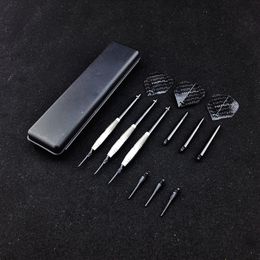 3 pc's Zet nieuwe hoogwaardige 18G 18G Professionele elektronische Dart Soft Tip Darts Koperen staaf Anti-worpen Aluminium as Zwarte vleugel Zacht TI269M