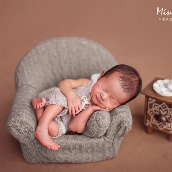 3 pièces/ensemble nouveau-né bébé posant Mini canapé bras chaise oreillers nourrissons photographie accessoires Poser Photo accessoires 13C3