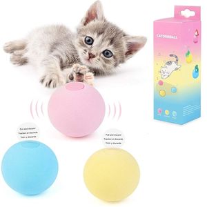 3 Pcs Simulatie Geluid Kat Bal Speelgoed Voor Katten Huisdier Interactieve Kattenkruid Grappig Speelgoed Selfplaying Kitten Speelgoed Training Benodigdheden voor Kat 220423