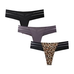 3 pc's dames slipje intimeert ondergoed strings sexy lingerie sport vrouwelijke tanga voor vrouw ijs zijden naadloze vrouwen 231227