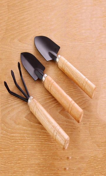 3 pcsset nouveaux outils de jardinage créatifs trois pièces mini outils de jardin petite pelle râteau pelle potte qylnqP bdenet 2068 V28088783