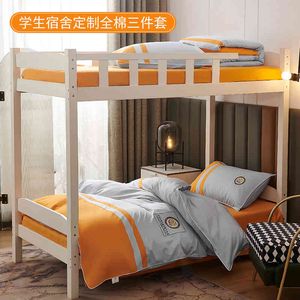 3-delige beddengoed 0,9 m-bed student slaapzaalblad bovenste en onderste enkele matras 6-delige