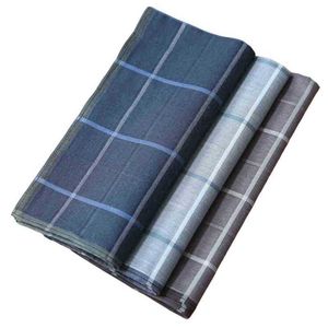 3 Pièce Hommes Mouchoirs À Carreaux Motif Mouchoirs Doux Plaid Hanky Pochet Mouchoirs Cadeau Pour Père Hommes J220816