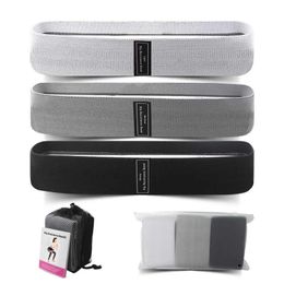 3-delige set yoga weerstand bands mooie kont cirkelband antislip latex elastische expander gym fitness oefening apparatuur H1026