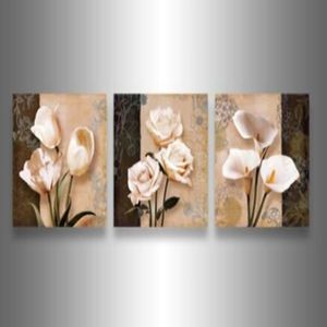 3 Stuk Wall Art Modern Abstract Grote goedkope Bloemen Zwart-wit levensboom Olieverfschilderij woondecoratie Poster2422