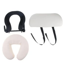 Ensemble d'oreillers de coussin de berceau de visage de 3 pièces pour la chaise de lit de Table de Massage de Spa d'acupression 240321