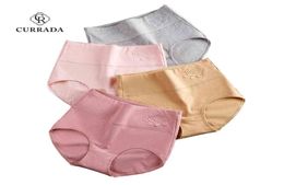 3 Piece-Vlot Cotton Panties Femmes Briefs High Taist Control Abdomen Slimming Shapewear Knickers Femme Postpartum Recovery Tummy 22719720
