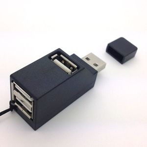 3 ports, adaptateur de concentrateur USB 2.0 pour téléphone intelligent PC