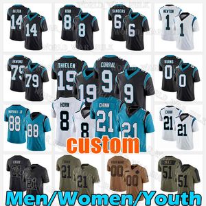 9 Bryce Young Football Jersey 89 Steve Smith Sr. 21 Jeremy Chinn 6 miles Sanders 19 Adam Thielen Brian Burns Jaycee Horn Sam Mills Andy Dalton Chuba Hubbard 4 Eddy Pineiro