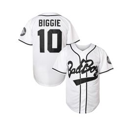 10 Biggie Smalls Baseball White Jerseys