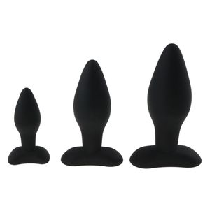 3 Tamaño Anal Plug Silicona Butt Plug Grandes Enormes Cuentas Anales Juguetes Sexuales para Mujeres Anal Plug Unisex Juguetes Eróticos Productos Sexuales para Hombres D1819249833