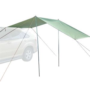 3 Taille Voiture Auvent Ombre Parasol Plage Jardin Parapluie Voyage Camping Tente Tarp Automobile Côté Toit Pluie Auvent Dropshipping Y0706