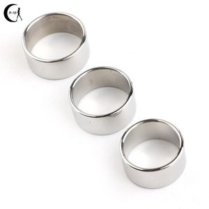 3 Taille Pour Choisir En Acier Inoxydable Métal Pénis Boule Manches Cock Ring Érection Retard Temps Mâle Bondag Chasteté sexy Jouet Hommes