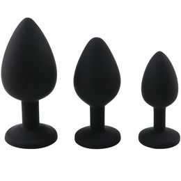 3 Size Siliconen Butt Plug Anale Unisexy sexy Stopper Volwassen Speelgoed voor Mannen/Vrouwen Trainer Koppels Dildo Prostaat