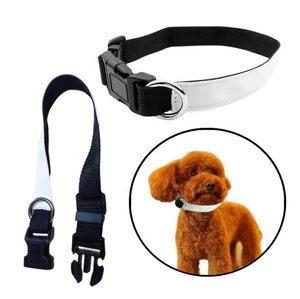 Blancs de sublimation de 3 tailles colliers de chien réglables en néoprène doux collier pour animaux de compagnie respirant rembourré par transfert de chaleur personnalisé