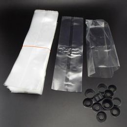 3 tailles PVC Mushroom Spawn Grow Bag Substrat High Temp pré-scelable Supplies Growing Planting Sacs Tool M20