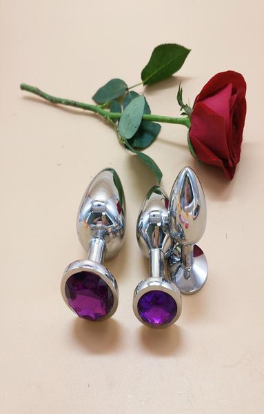 3 tailles en acier inoxydable attrayant godemichet Anal Rosebud bouchons anaux bijoux jouets sexuels pour couple buttplug sûr et non toxique6752055