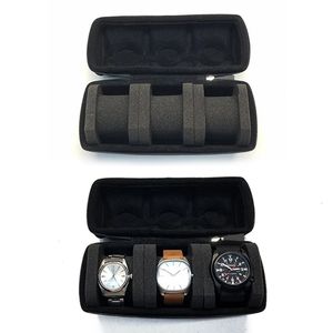 3 Slot Watch Box Collector Reisdisplay Case Organisator Sieraden opslagcase voor horloges banden armband kettingen broche 240423