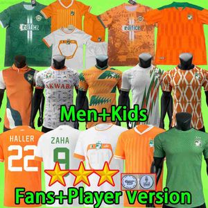 3 sterren Cote Divoire 2024 d Ivoire voetbalshirts ivoorkust KIDS KIT 23/24 voetbalshirt DROGBA Uniform fans spelersversie ADINGRA HALLER KALOU TOURE YAYA OGED