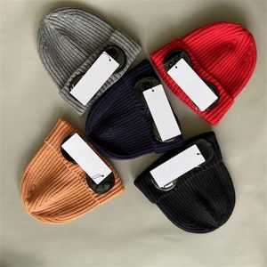 Bonnets tricotés pour hommes et femmes, 3 styles de lunettes simples et doubles, chapeau de sport pour l'extérieur, coupe-vent, chaud, visière tricotée 297F