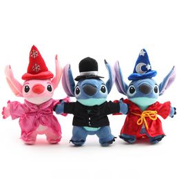 3 estilo Stitch Plush Plush Toy Kids Holiday Gifts Juguetes 25 cm