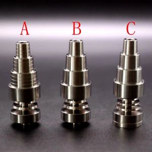 Outils à main pour ongles en titane, 3 styles, 10mm, 14mm, 18mm, 6 en 1, universels, sans dôme, réglables, pour hommes ou femmes, huile Gr2 LL