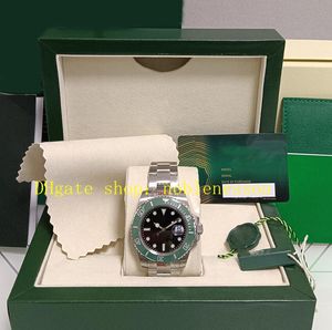3 stijl met doos papieren horloges heren 41 mm 126610 saffier zwart groen 126619 blauwe keramische ring 904L stalen armband EWF Cal.3235 automatisch uurwerk sporthorloge
