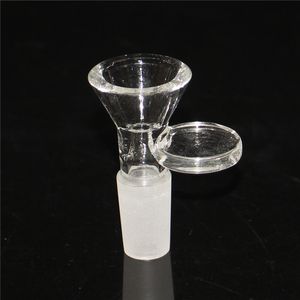 3 Styles 10mm 14mm Mâle Verre Narguilés Bols Tabac Bol Pièce Pour Eau Bongs Dab Plates-formes Pétrolières Fumer Tuyaux Cendriers