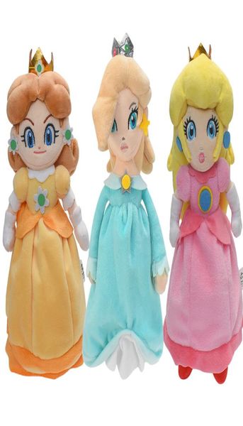 3 styles de dessin animé princesse Rosalina pêche marguerite poupée en peluche filles rose jaune bleu peluche jouet MARI enfants cadeaux de noël jouets 5311746