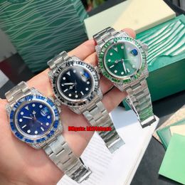 3 styles montres de haute qualité GDF 116659 40mm Miyota 8215 montre automatique pour hommes saphir diamant lunette cadran bleu bracelet en acier inoxydable montres-bracelets pour hommes