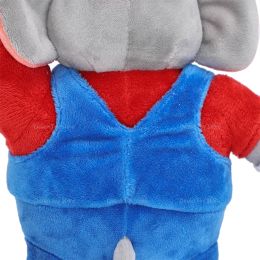 3 stijlen Nieuwe Bros pluche Luigi Blue Toad Cos Elephant Gevulde Animal Doll Plushie Gifts For Birthday Christmas