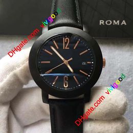 3 styles Roma Men Watches New Fashion 40 mm avec date de quartz en acier inoxydable de haute qualité Montres 267X