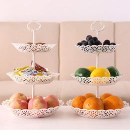 Présentoir à cupcakes à 3 niveaux, présentoir à gâteaux, desserts, événements de mariage, fête, tour, présentoir rond en alliage de Zinc, support à gâteaux doré