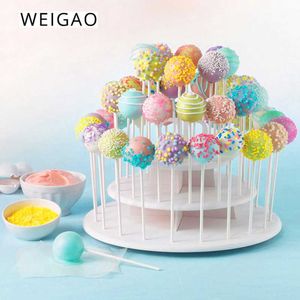 3 tiers lollipop cake stand bruiloft decoratie tafel donut muur lolly display standhouder baby shower verjaardagsfeestje decoratie 210610