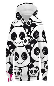 3 à 14 ans Hoodies pour enfants 3D Animal imprimé Panda Sweat à sweat pour garçons pour garçons Cartoon Sweet Outwear Children Clothes 4168159
