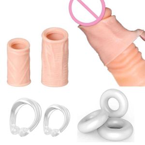 Articles de massage 3 types d'anneau de verrouillage de correction du prépuce retard sexuel éjaculation dispositif de chasteté masculine anneau de pénis anneau de coq jouets sexuels pour hommes