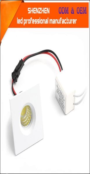 Focos empotrables LED de 3 vatios, luz de techo cuadrada, minifoco LED empotrado, mostrador de joyería de vino, lámpara de superficie regulable 4084690