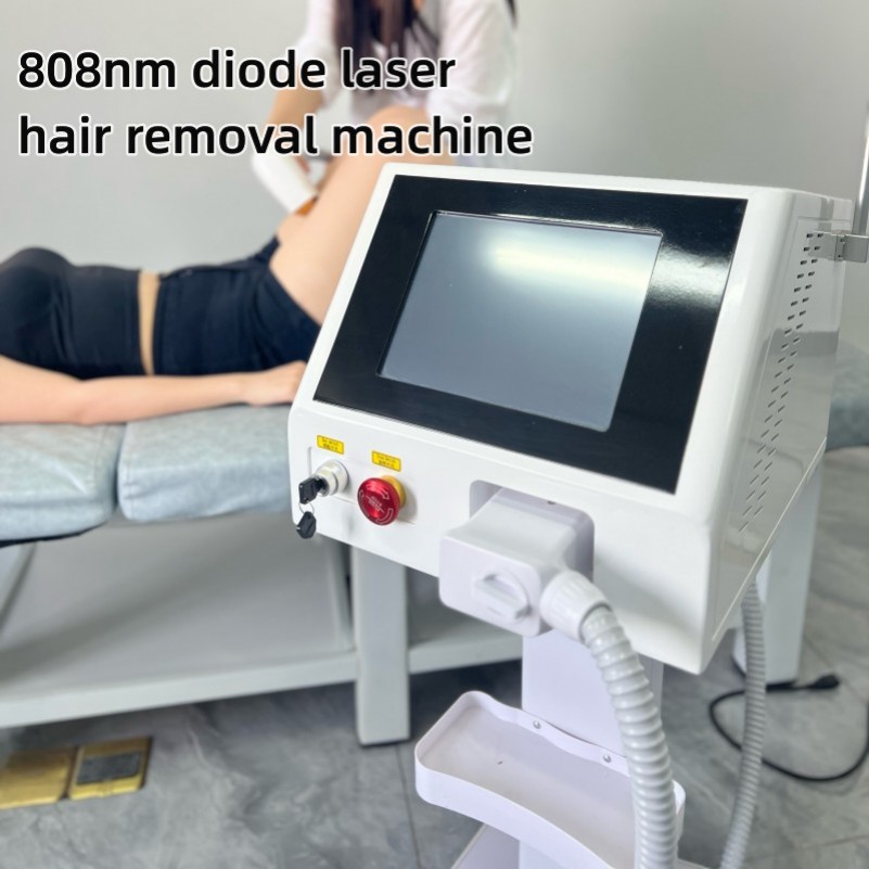 3 długość fali Epilator 755 NM 808nm 1064NM Dioda do usuwania włosów Maszyna laserowa