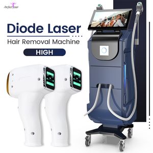 Machine d'épilation au laser à diode à 3 longueurs d'onde 2 poignées épilateur professionnel indolore avec dispositif de système de refroidissement épilation 3500w appareil de beauté