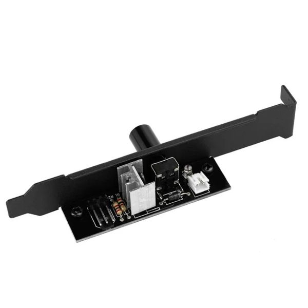 Contrôleur de ventilateur à 3 pins à 3 voies avec couvercle à sous PCI Profil PCI, 12V MOLEX à 3 CONNECTS DE CONNECTEUR DE CONNECTEUR À 3 PIN