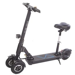 Scooter électrique à 3 roues avec scooters électriques de siège 8 pouces 400W 36V Pliage de skate électrique pour adultes