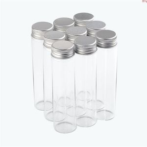 30*120*21mm 60ml glazen flessen aluminium deksel parfum vloeistofcontainer leeg transparant helder cadeau wenspotten 24 stuksslotgood aantal Spnlt