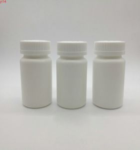 30 + 2Sets 100 ml 100cc HDPE witte lege apotheek hervulbare vitamine capsules flessen met schroef Kinderveiligheid capsgood qualtity