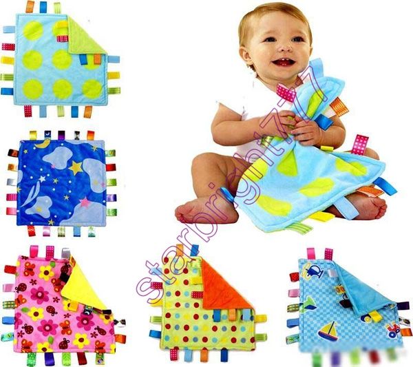 30*30 cm émotion pacifier couverture dessin animé coloré bébé serviette lange d'emmaillotage couverture couvertures éponge bébé bébé infantile couverture