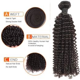 30 32 centimeter lang krullend natuurlijk haar haar 100 wortels echte natuurlijke haarbundels kinky krullen extensiones de cabello para mujeres