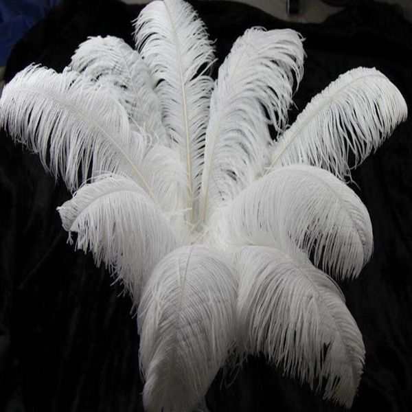 Belles plumes d'autruche 30-35cm, pour bricolage, fabrication artisanale de bijoux, accessoires de décoration de fête de mariage, décoration de mariage G1093242T